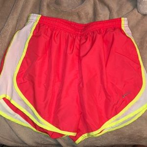 Nike workout shorts, small but fits medium